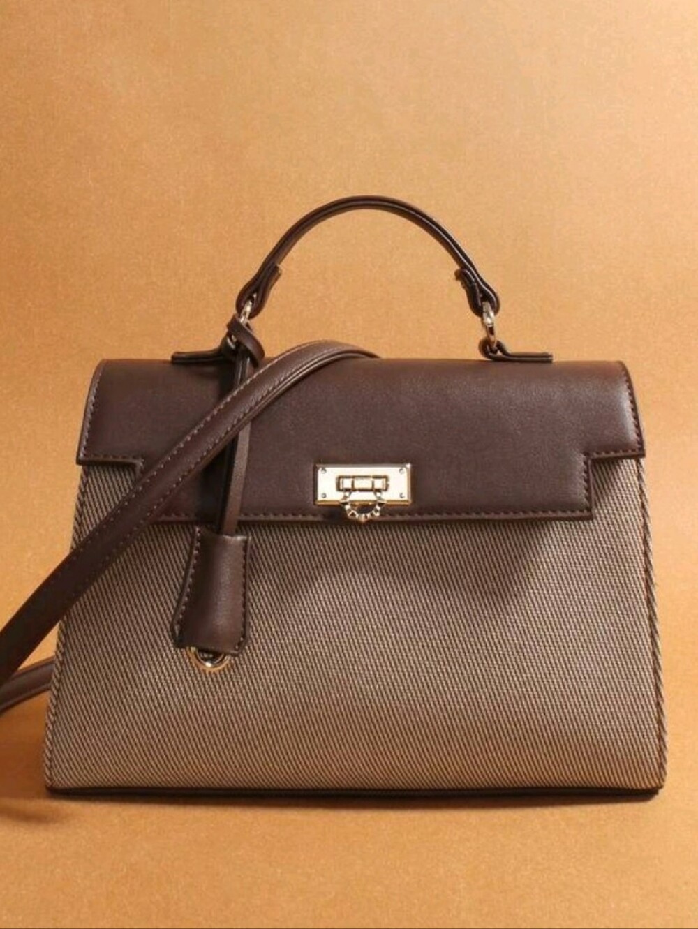 BRAND NEW ** Brown Top-Handle Women’s Satchel Bag